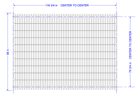 EASY FENCE DIMENSIONS